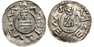 1 Динар Богемия Серебро Wratislaus II of Bohemia (?-1092)