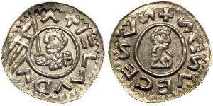 1 Динар Богемія Срібло Wratislaus II of Bohemia (?-1092)
