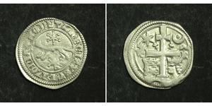 1 Динар Хорватія (1991 - ) Срібло Бела IV (1206 - 1270)(1206 - 1270)