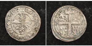 1 Динар Хорватія (1991 - ) Срібло Бела IV (1206 - 1270)(1206 - 1270)