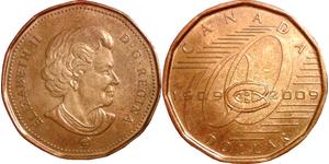 1 Долар Канада Бронза Єлизавета II (1926-2022)
