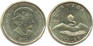 1 Долар Канада Залізо Єлизавета II (1926-2022)