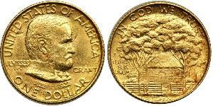 1 Долар США (1776 - ) Золото Ulysses S. Grant (1822-1885)