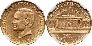 1 Долар США (1776 - ) Золото William McKinley, Jr. (1843 - 1901)