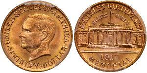 1 Долар США (1776 - ) Золото William McKinley, Jr. (1843 - 1901)