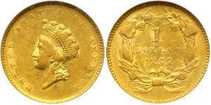 1 Долар США (1776 - ) Золото 