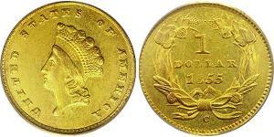 1 Долар США (1776 - ) Золото 