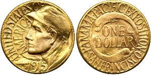 1 Долар США (1776 - ) Золото 