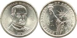 1 Долар США (1776 - ) Латунь William McKinley, Jr. (1843 - 1901)