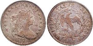 1 Долар США (1776 - ) Мідь/Срібло Anne Willing Bingham (1764-1801)