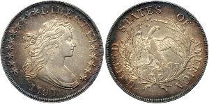 1 Долар США (1776 - ) Мідь/Срібло Anne Willing Bingham (1764-1801)