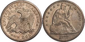 1 Долар США (1776 - ) Мідь/Срібло 
