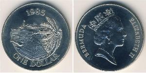 1 Долар Бермудські острови Нікель/Мідь Єлизавета II (1926-2022)