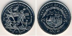 1 Долар Ліберія (1847 - ) Нікель/Мідь 
