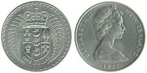 1 Долар Нова Зеландія Нікель/Мідь Єлизавета II (1926-2022)