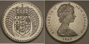 1 Долар Нова Зеландія Нікель/Мідь Єлизавета II (1926-2022)