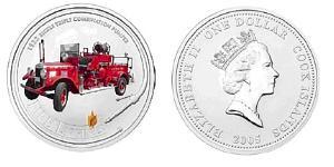 1 Долар Cook Islands (1965 - ) Срібло Єлизавета II (1926-2022)