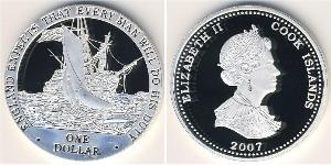 1 Долар Cook Islands (1965 - ) Срібло 