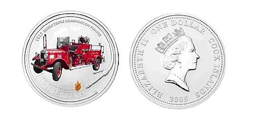 1 Долар Cook Islands (1965 - ) Срібло Єлизавета II (1926-2022)