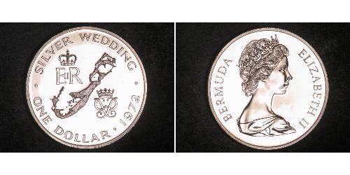 1 Долар Бермудські острови Срібло Єлизавета II (1926-2022)
