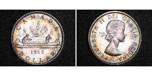 1 Долар Канада Срібло Єлизавета II (1926-2022)