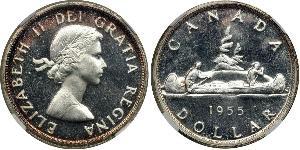 1 Долар Канада Срібло Єлизавета II (1926-2022)
