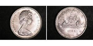 1 Долар Канада Срібло Єлизавета II (1926-2022)