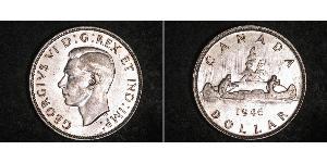 1 Долар Канада Срібло Георг VI (1895-1952)