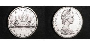 1 Долар Канада Срібло Єлизавета II (1926-2022)