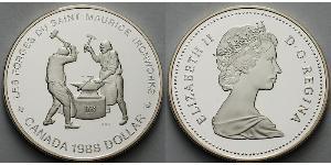 1 Долар Канада Срібло Єлизавета II (1926-2022)