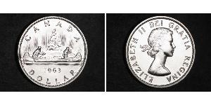 1 Долар Канада Срібло Єлизавета II (1926-2022)