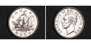 1 Долар Канада Срібло Георг VI (1895-1952)