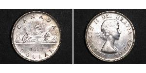 1 Долар Канада Срібло Єлизавета II (1926-2022)