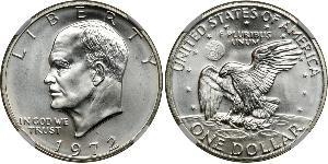 1 Долар США (1776 - ) Срібло Дуайт Девід  Ейзенхауер (1890-1969)