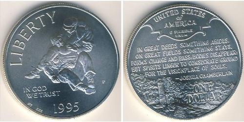 1 Долар США (1776 - ) Срібло 