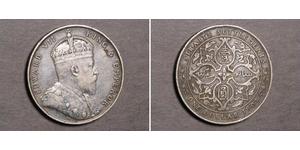 1 Долар Стрейтс-Сетлментс (1826 - 1946) Срібло Едвард VII (1841-1910)