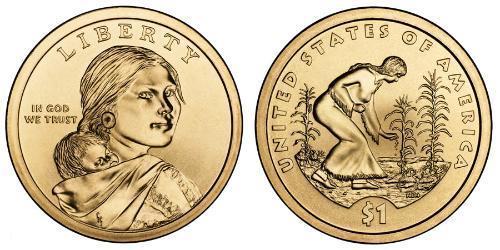 1 Долар США (1776 - ) Цинк/Мідь 