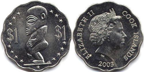1 Доллар Cook Islands (1965 - )  