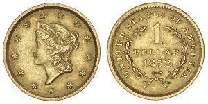 1 Доллар США (1776 - ) Золото 
