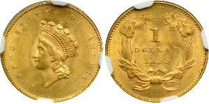 1 Доллар США (1776 - ) Золото 