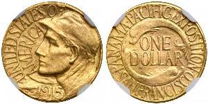 1 Доллар США (1776 - ) Золото 
