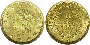 1 Доллар США (1776 - ) Золото 
