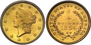 1 Доллар США (1776 - ) Золото 
