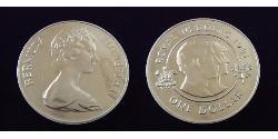 1 Доллар Бермудские Острова Никель/Медь Елизавета II (1926-2022)