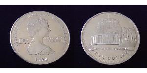 1 Доллар Новая Зеландия Никель/Медь Елизавета II (1926-2022)