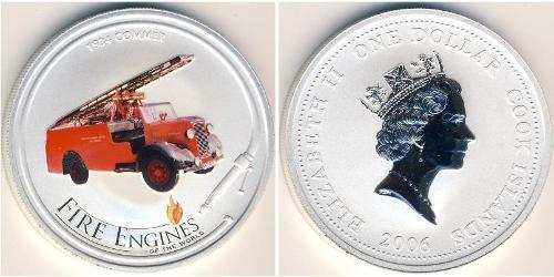1 Доллар Cook Islands (1965 - ) Серебро 