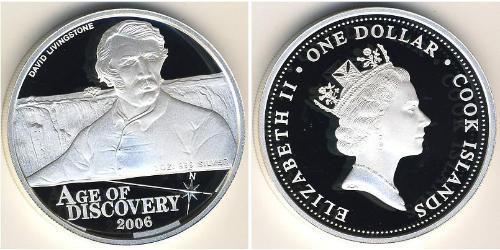 1 Доллар Cook Islands (1965 - ) Серебро 