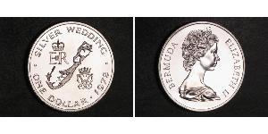 1 Доллар Бермудские Острова Серебро Елизавета II (1926-2022)