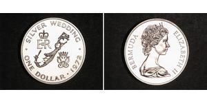 1 Доллар Бермудские Острова Серебро Елизавета II (1926-2022)