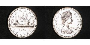 1 Доллар Канада Серебро Елизавета II (1926-2022)